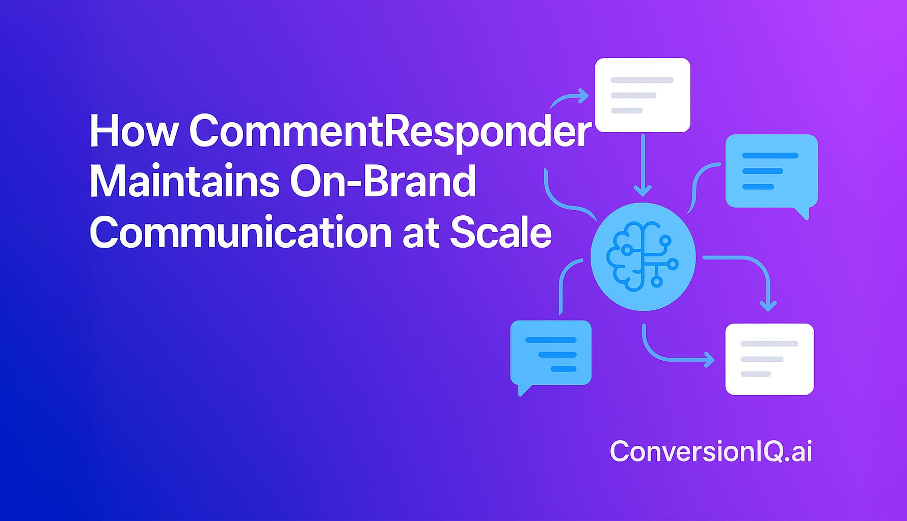 How CommentResponder Maintains On-Brand Communication at Scale
